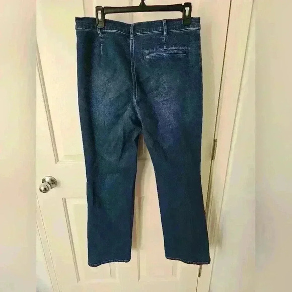 J McLaughlin High Rise Blue Flare Jeans Size 10 - Picture 3 of 5